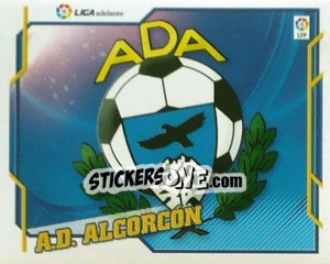 Sticker ESCUDO A.D. Alcorcon - Liga Spagnola 2010-2011 n. 602 - Colecciones ESTE
