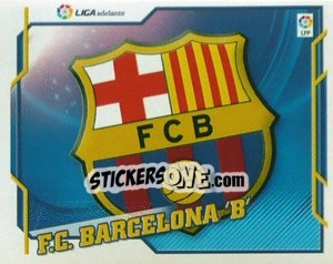 Sticker ESCUDO F.C. Barcelona 'B' - Liga Spagnola 2010-2011 n. 603 - Colecciones ESTE