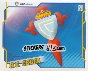 Cromo ESCUDO R.C. Celta - Liga Spagnola 2010-2011 - Colecciones ESTE