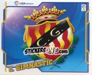 Sticker ESCUDO C. Gimnastic - Liga Spagnola 2010-2011 n. 609 - Colecciones ESTE