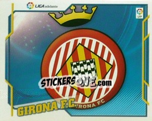 Sticker ESCUDO Girona F.C. - Liga Spagnola 2010-2011 n. 610 - Colecciones ESTE