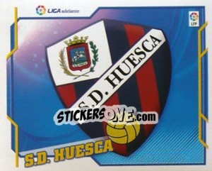 Sticker ESCUDO S.D. Huesca - Liga Spagnola 2010-2011 - Colecciones ESTE