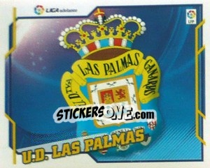 Sticker ESCUDO U.D. Las Palmas - Liga Spagnola 2010-2011 - Colecciones ESTE