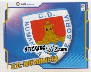 Sticker ESCUDO C.D. Numancia - Liga Spagnola 2010-2011 n. 614 - Colecciones ESTE