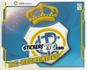 Sticker ESCUDO R. C. Recreativo - Liga Spagnola 2010-2011 n. 617 - Colecciones ESTE