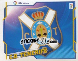 Sticker ESCUDO C.D. Tenerife - Liga Spagnola 2010-2011 - Colecciones ESTE