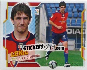 Cromo 2) Lekic (C.At. Osasuna) - Liga Spagnola 2010-2011 - Colecciones ESTE