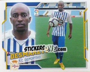 Cromo 7) Desmarets (R.C. Deportivo) - Liga Spagnola 2010-2011 - Colecciones ESTE