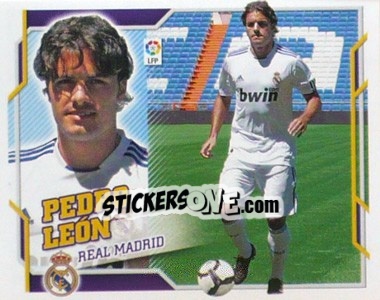 Figurina 10) Pedro Leon (Real Madrid) - Liga Spagnola 2010-2011 - Colecciones ESTE