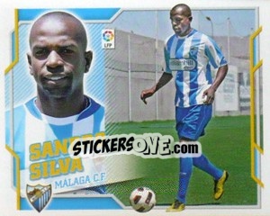 Figurina 11) Sandro Silva (Malaga) - Liga Spagnola 2010-2011 - Colecciones ESTE