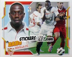 Cromo 12) Dabo (Sevilla) - Liga Spagnola 2010-2011 - Colecciones ESTE