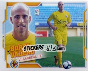 Cromo 14) Borja Valero (Villarreal) - Liga Spagnola 2010-2011 - Colecciones ESTE