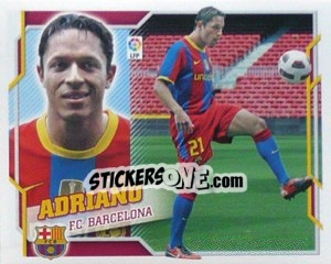 Sticker 15) Adriano Correia (Barcelona) - Liga Spagnola 2010-2011 n. 645 - Colecciones ESTE