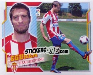 Figurina 16) Eguren (Sporting) - Liga Spagnola 2010-2011 - Colecciones ESTE