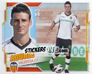 Figurina 17) Aduriz (Valencia) - Liga Spagnola 2010-2011 - Colecciones ESTE