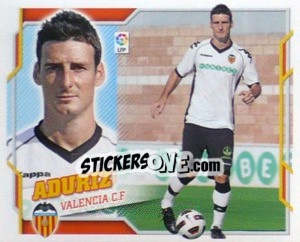 Sticker 17) Aduriz (Valencia) - Liga Spagnola 2010-2011 n. 647 - Colecciones ESTE