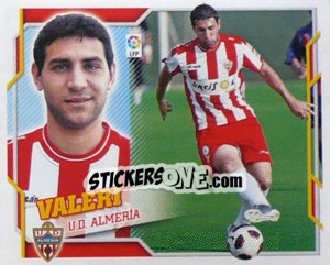 Cromo 20) Valeri (U.D. Almeria) - Liga Spagnola 2010-2011 - Colecciones ESTE