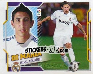 Cromo 22) Di Maria (Real Madrid) - Liga Spagnola 2010-2011 - Colecciones ESTE