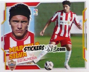 Sticker 25) Marcelo Silva (U.D. Almeria) - Liga Spagnola 2010-2011 n. 655 - Colecciones ESTE