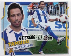 Cromo 26) Tamudo (Real Sociedad) - Liga Spagnola 2010-2011 - Colecciones ESTE