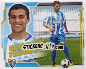 Cromo 27) Sebastian Fernandez (Malaga C.F.) - Liga Spagnola 2010-2011 - Colecciones ESTE