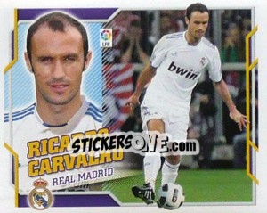 Sticker 39) Ricardo Carvalho (Real Madrid) - Liga Spagnola 2010-2011 - Colecciones ESTE
