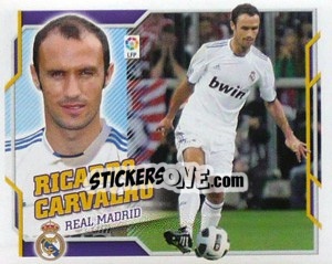 Cromo 39) Ricardo Carvalho (Real Madrid) - Liga Spagnola 2010-2011 - Colecciones ESTE