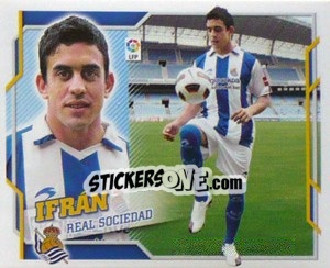 Sticker 40) Ifran (Real Sociedad) - Liga Spagnola 2010-2011 n. 670 - Colecciones ESTE