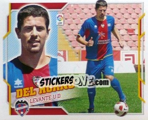 Figurina 41) Del Horno (Levante U.D.) - Liga Spagnola 2010-2011 - Colecciones ESTE