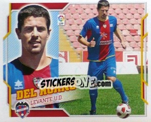 Sticker 41) Del Horno (Levante U.D.) - Liga Spagnola 2010-2011 n. 671 - Colecciones ESTE
