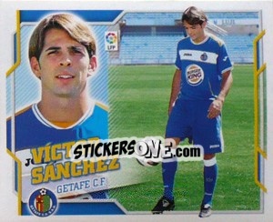 Cromo 44) Victor Sanchez (Getafe C.F.) - Liga Spagnola 2010-2011 - Colecciones ESTE