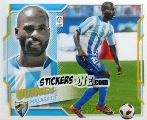 Sticker 45) Quincy (Malaga C.F.) - Liga Spagnola 2010-2011 - Colecciones ESTE
