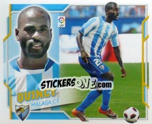 Sticker 45) Quincy (Malaga C.F.) - Liga Spagnola 2010-2011 n. 675 - Colecciones ESTE