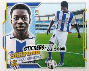 Sticker 47) Sarpong (Real Sociedad) - Liga Spagnola 2010-2011 n. 677 - Colecciones ESTE