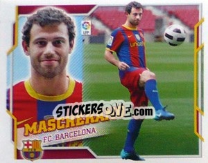Sticker 49) Mascherano (F.C. Barcelona) - Liga Spagnola 2010-2011 n. 679 - Colecciones ESTE