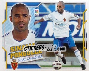 Sticker 58) Sinama Pongolle (Real Zaragoza) - Liga Spagnola 2010-2011 n. 688 - Colecciones ESTE