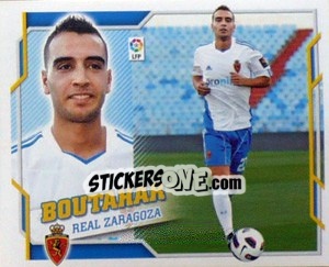 Cromo 59 BIS) Boutahar (Real Zaragoza) - Liga Spagnola 2010-2011 - Colecciones ESTE