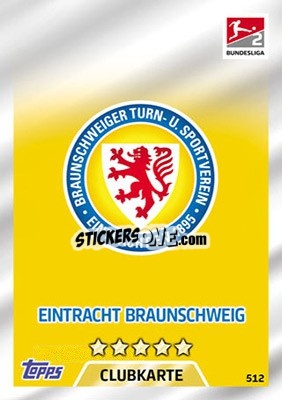 Cromo Clubkarte - German Fussball Bundesliga 2017-2018. Match Attax Extra - Topps