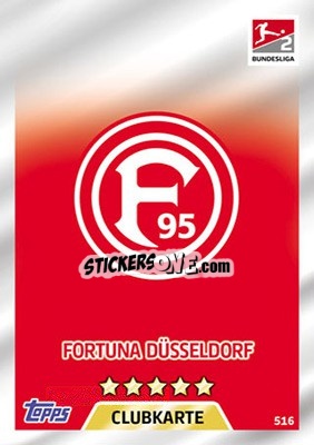 Sticker Clubkarte - German Fussball Bundesliga 2017-2018. Match Attax Extra - Topps