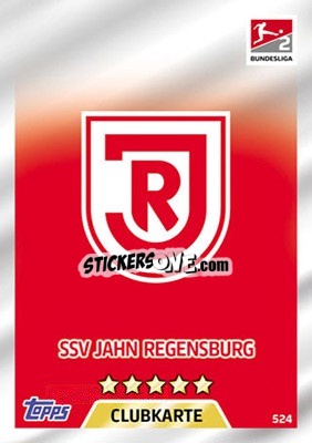 Sticker Clubkarte - German Fussball Bundesliga 2017-2018. Match Attax Extra - Topps