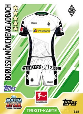 Sticker Trikot-Karte - German Fussball Bundesliga 2017-2018. Match Attax Extra - Topps