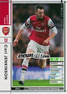 Figurina Carl Jenkinson - Sega World Club Champion Football 2013-2014 - Panini