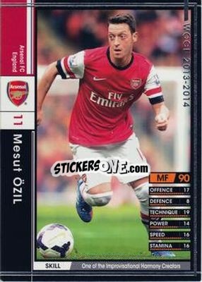 Sticker Mesut Ozil - Sega World Club Champion Football 2013-2014 - Panini