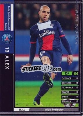 Sticker Alex - Sega World Club Champion Football 2013-2014 - Panini