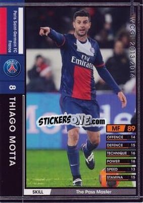 Figurina Thiago Motta - Sega World Club Champion Football 2013-2014 - Panini