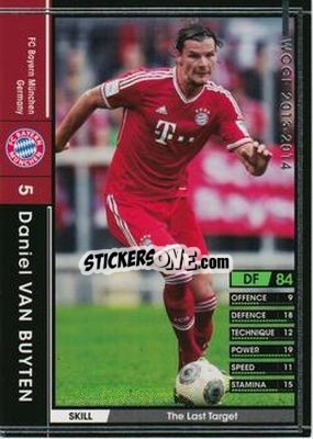 Sticker Daniel Van Buyten - Sega World Club Champion Football 2013-2014 - Panini