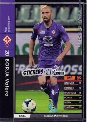 Figurina Borja Valero - Sega World Club Champion Football 2013-2014 - Panini