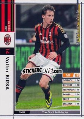 Cromo Valter Birsa - Sega World Club Champion Football 2013-2014 - Panini