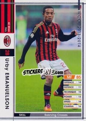 Figurina Urby Emanuelson - Sega World Club Champion Football 2013-2014 - Panini