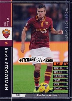 Sticker Kevin Strootman - Sega World Club Champion Football 2013-2014 n. 156 - Panini